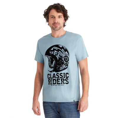 Pale blue classic riders t-shirt